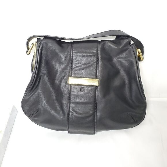 Banana Republic Leather Black Hobo Bag - Picture 2 of 11